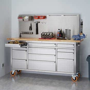 rolling workbench tool box with steel pegboard|trinity rolling workbench.